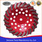 180mm Swirl Diamond Grinding Wheels สำหรับหิน / อิฐ / Block / คอนกรีตรูศูนย์มี 22.23 มม. หรือ M14 หรือ 5/8 &amp;quot;-11