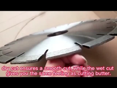 300 มิลลิเมตรเลเซอร์ welded เพชรหินตัดใบมีดกับสล็อตกุญแจสําหรับการตัดหินแกรนิต