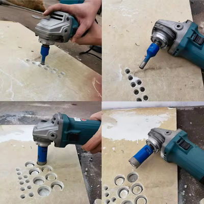 8 10 มม M14 วัคคิวบราซด์เพชร Core บีทเจาะสําหรับโปรเซลีน Tile Granite Masonry