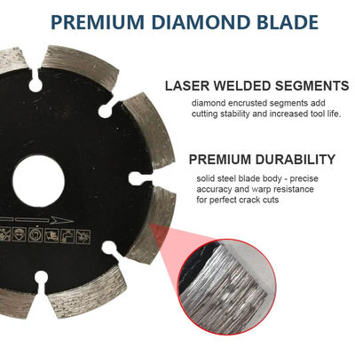 4-1/2" Tuck Point Crack Chaser Grout Repair Diamond Saw Blade สําหรับคอนกรีตสีเขียว, งานผนัง, งานอิฐ, งานตัดหิน