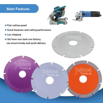 4 นิ้ว วาคูมเบอร์บรสตัดดีสก์การตัด Saw Blade สําหรับมาร์บอร์และกระจกเซรามิก