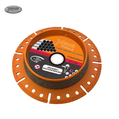 วัคูม Brazed Diamond Blade สําหรับท่อ 115 มิลลิเมตร