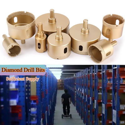 M14 รูกลมกระเบื้องแกนสว่านสูญญากาศ Brazed