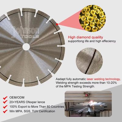 10" Laser Welded Concrete Diamond Blade with Hexagon Hole