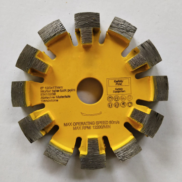 160mm Tuck Point Blade สำหรับตัดคอนกรีตคอนกรีตหนักคอนกรีตอ่อนพร้อมฟันป้องกัน