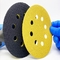 8 รู 5 นิ้วสีเหลือง Hook และ Loop Orbital Sander Diamond Pads สำหรับ Car Paint Wood