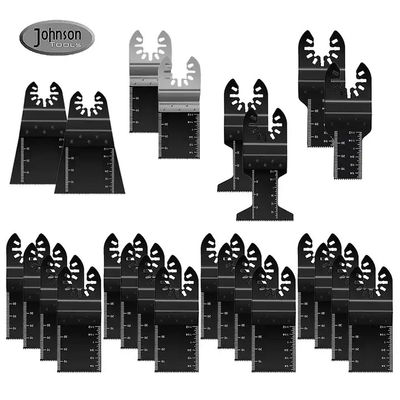 24PCS ทั่วไปโลหะไม้ Oscillating Multitool รวดเร็วปล่อย Multi Tool Saw Blades