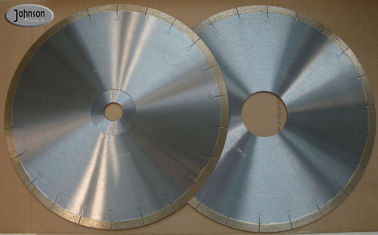 เครื่องตัดเพชร 300mm / 12inch Silver Brazed J Slot ใบเลื่อยใบเลื่อยจิ้นสำหรับ Porcelian / เซรามิค