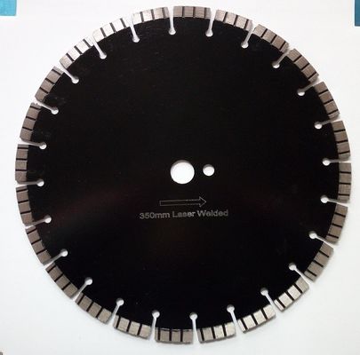 ใบเลื่อยเพชรเพชรเลเซอร์ 14 ชิ้นพร้อมส่วนเทอร์โบสำหรับงานตัดคอนกรีตความหนา 3.2 มม