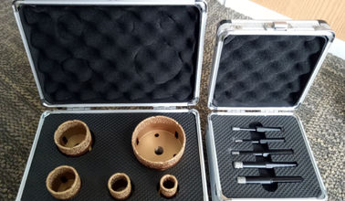 สูญญากาศประสานเพชรหลักสว่าน Bits M14 และ Hex บรรจุภัณฑ์กล่องด้าย