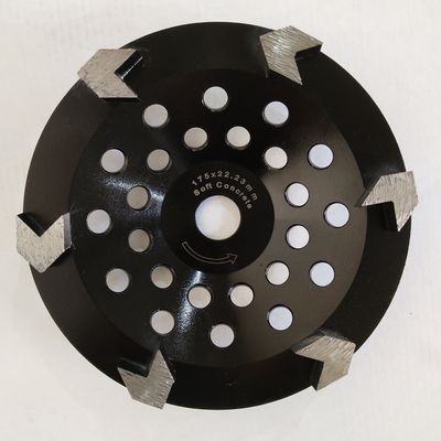 180mm M14 เครื่องบดมุมคอนกรีตถ้วยล้อเลเซอร์รอย