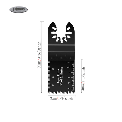Universal 35X40MM Quick Release Japanese Teeth Multi Tool ใบมีด HCS